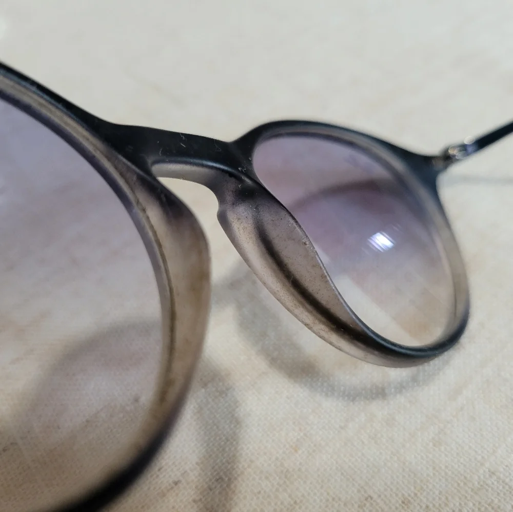 Ray-Ban Optics Eyewear Sunglasses Clear Lens RB4243 6225/19 Italy Unisex Round